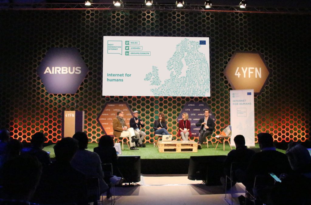 Value, explore, include, communicate: four considerations from the Next Generation Internet initiative mission at 4YFN