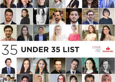 Santander-CIDOB 35 under 35 Future Leaders list